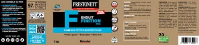 Enduit de finition PRESTONETT F PATE 1KG