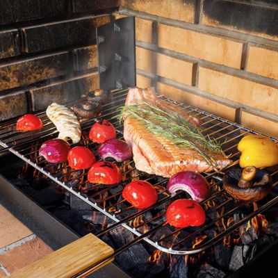 Grilloir en fonte encastrable L 48.5 x 34 cm - SOMAGIC