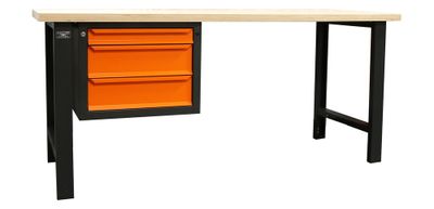 Etabli d'atelier à 3 tiroirs 150x70cm FISCHER DAREX