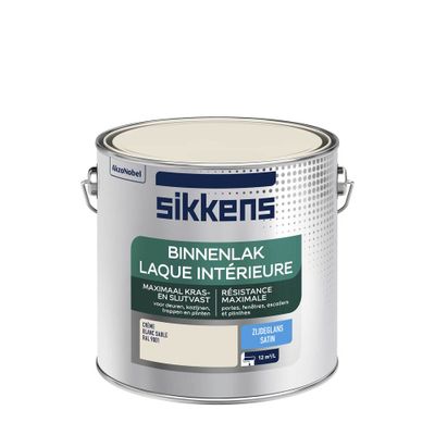 Peinture intérieure blanc sable satin 2,5 L - SIKKENS