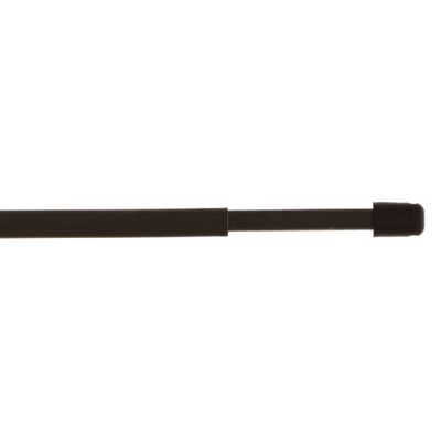 Tringle de vitrage plate extensible en métal de 0.80 à 1.40 m Finition Noir mat par 2 - MOBOIS