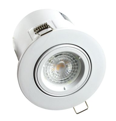 Spot LED encastrable GU10 BBC orientable Blanc - Birdy ARLUX
