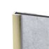Profilé de finition or mat pour panneaux muraux 255 cm - SCHULTE