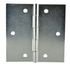 Charnière carrée acier zingué 100 x 100 mm CIME