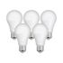Ampoules LED SMD E27 opaque 9W = 806 lumens blanc chaud par 5 - XANLITE