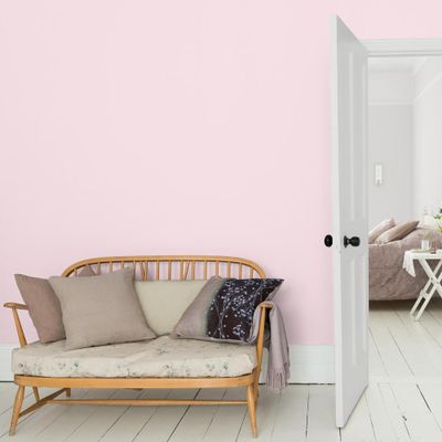 Peinture crème de couleur Bouton de Rose satin 0,5L - DULUX VALENTINE
