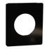 Plaque de finition 1 poste Odace 2025 Architecte noir émaillé - SCHNEIDER ELECTRIC
