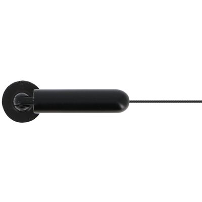 Support embout moderne par 2 avec cable de 4 m Finition Noir mat - MOBOIS