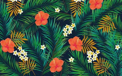 Paillasson ultra-absorbant et déco Boston Tropical 40 x 60 cm ID HOME