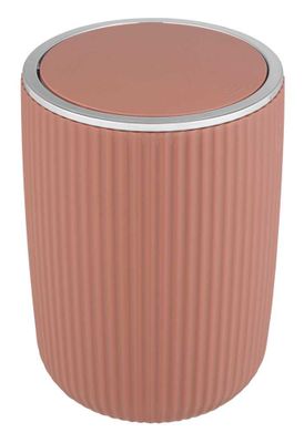 Poubelle de salle de bains vieux rose 5,5 litres Agropoli WENKO