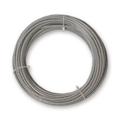 Câble gainé PVC et acier galvanisé 68 kg 2.5/3.5 mm x 20 m translucide CHAPUIS