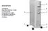 Radiateur électrique mobile bain d'huile 1500 W YPSOS