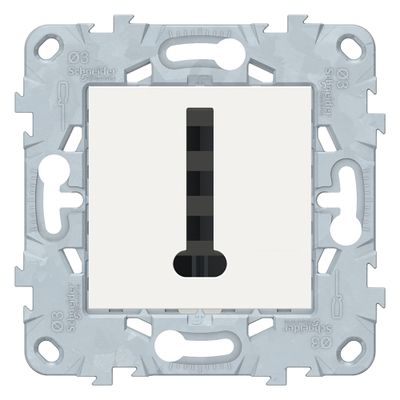 Prise téléphone blanc - Unica SCHNEIDER ELECTRIC