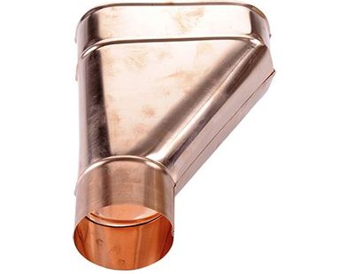 BRANCHEMENT JAMBON  D.80 CUIVRE
