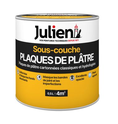 Sous-couche J6 plaque de plâtre 0,5 L - JULIEN
