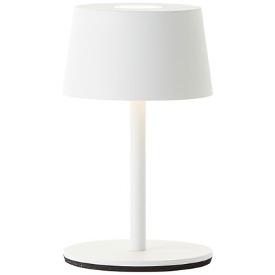 Lampe à poser extérieur rechargeable LED Jona blanc IP44 170 lumens blanc chaud - BRILLIANT