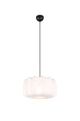 Suspension E27 Ø40 cm Madeline blanc 10W - CASALUM