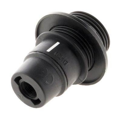 Douille électrique E14 plastique noir - ZENITECH