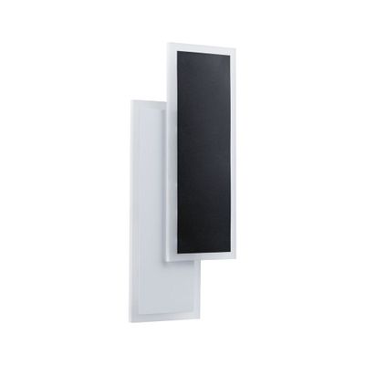 Applique murale LED design 1070 lumens lumière blanc neutre rectangle Noir/blanc - 2Form PAULMANN
