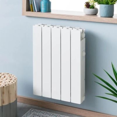 Radiateur à inertie EDEN blanc horizontal 1000W UNIV'R CHAUFFAGE