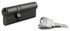 Cylindre de serrure double entrée 30 x 60 mm STD noir 3 clés THIRARD