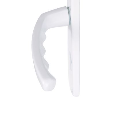 Poignées de porte Beverly blanc mat à cylindre ALPERTEC