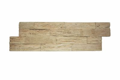 Parement mural intérieur/extérieur beige WOODYTECK 56 x 16 cm paquet de 0.57 m² MODULO