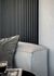 Panneau décoratif MDF 3D Latt noir matt sur fond noir - Lot de 2 - 20 x 287 x 1250 mm - AJ TIMBER