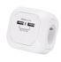 Multiprise cube 4 prises + 2 USB-A blanc - DEBFLEX