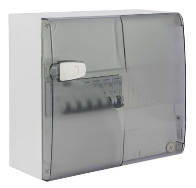Porte pour tableau électrique 1 rangée transparente - SIEMENS
