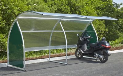 Abri suivant 6 vélos motos scooters MOTTEZ