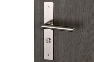 Poignées de porte Edison nickel mat à condamnation ALPERTEC