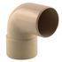 Coude PVC Mâle Femelle 87 ° diamètre 50 mm sable FITT