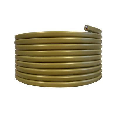 Câble électrique plastique plat doré 3m - TIBELEC