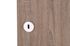 Rosaces de porte rondes à clé Mira blanc mat diamètre 52 mm ALPERTEC