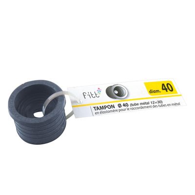 Tampon de raccordement PVC évacuation Ø40 - FITT
