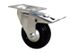 Roulette pivotante à platine avec frein diamètre 100 mm