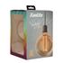 Ampoule LED G125 Hologramme globe verre ambré 4 W = 200 Lumens blanc chaud XANLITE