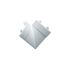 Angle intérieur plat pour moulure d'angle 40x40mm blanc - TEHALIT