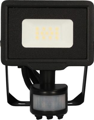 Projecteur extérieur LED détecteur de mouvements Kali noir IP44 850 lumens blanc neutre - ARLUX
