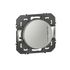 Bouton poussoir encastrable avec voyant lumineux Aluminium - Dooxie LEGRAND