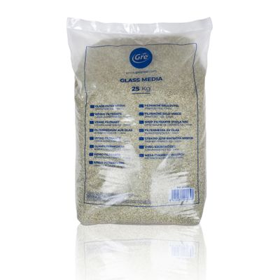 Verre filtrant pour piscine 0,4-1,6 mm 25 kg GRE