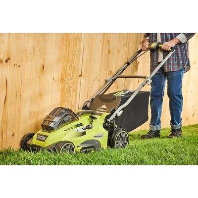 Tondeuse à batterie tractée 36 V 40 cm RLM36X41H60PG - RYOBI