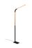 Lampadaire LED Norris noir et bois 1400 lumens blanc chaud - TRIO