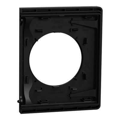 Plaque de finition latérale 1 poste Odace 2025 Architecte noir onyx - SCHNEIDER ELECTRIC