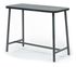 Ensemble MIAMI table mange debout aluminium 135x64x105 cm et 4 chaises hautes polypropylène  - JARDILINE