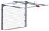 Porte de garage sectionnelle motorisée l.240 x h.200 cm rainurée blanche - SPADONE