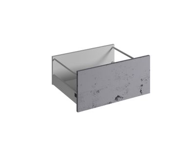 Façade tiroir pour meuble de cuisine Lotus béton mat 27,6 x 60 cm OFITRES
