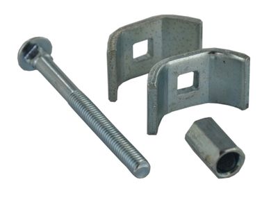 Raccord de plan de travail à encastrer pas métrique de 6 mm par 65 mm acier zingué CIME