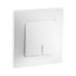 Bouton poussoir lumineux blanc CALY DEBFLEX